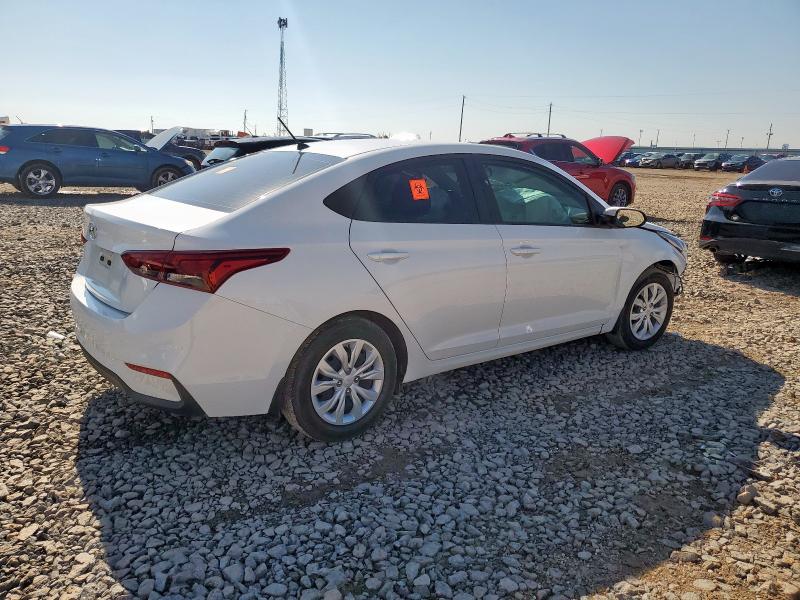 3KPC24A65NE155580 - 2022 HYUNDAI ACCENT SE WHITE photo 3