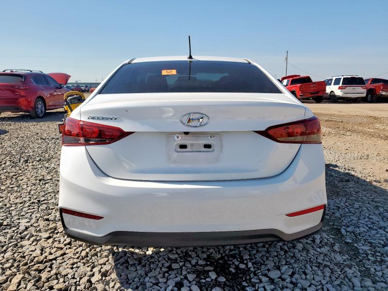 3KPC24A65NE155580 - 2022 HYUNDAI ACCENT SE WHITE photo 6