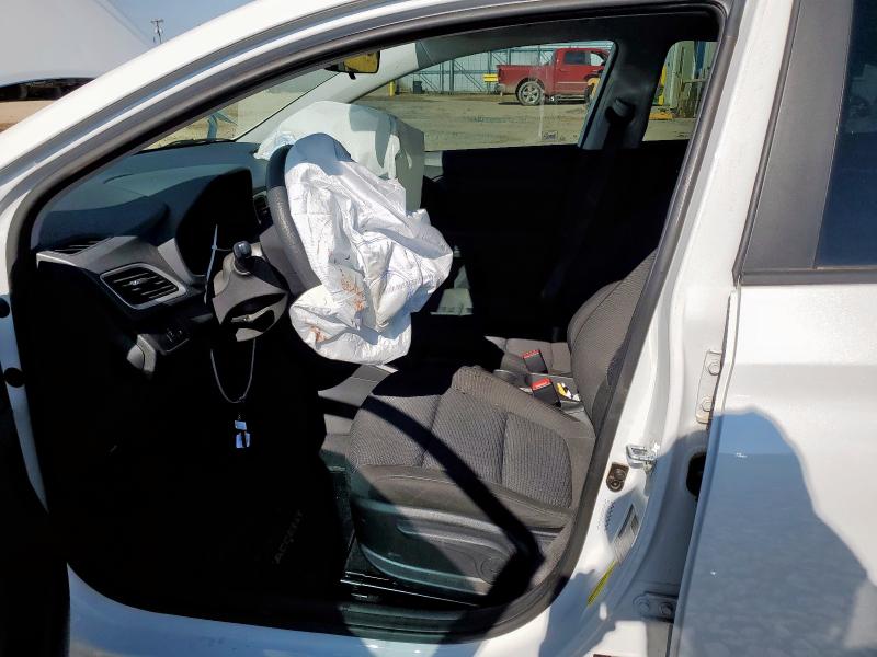 3KPC24A65NE155580 - 2022 HYUNDAI ACCENT SE WHITE photo 7