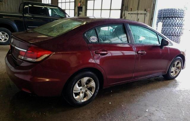 2HGFB2F52FH520984 - 2015 HONDA CIVIC LX MAROON photo 3