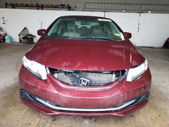 2HGFB2F52FH520984 - 2015 HONDA CIVIC LX MAROON photo 5