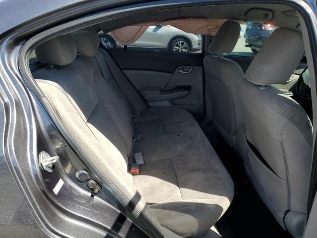 19XFB2F52CE370445 - 2012 HONDA CIVIC LX GRAY photo 10