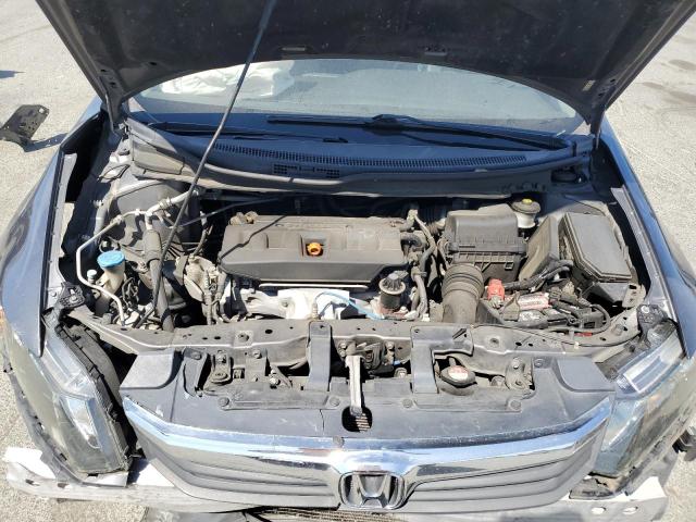 19XFB2F52CE370445 - 2012 HONDA CIVIC LX GRAY photo 11