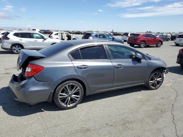 19XFB2F52CE370445 - 2012 HONDA CIVIC LX GRAY photo 3