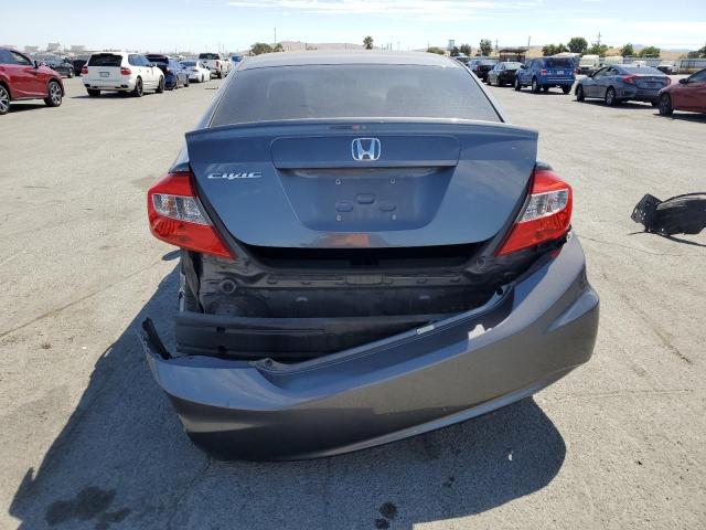 19XFB2F52CE370445 - 2012 HONDA CIVIC LX GRAY photo 6