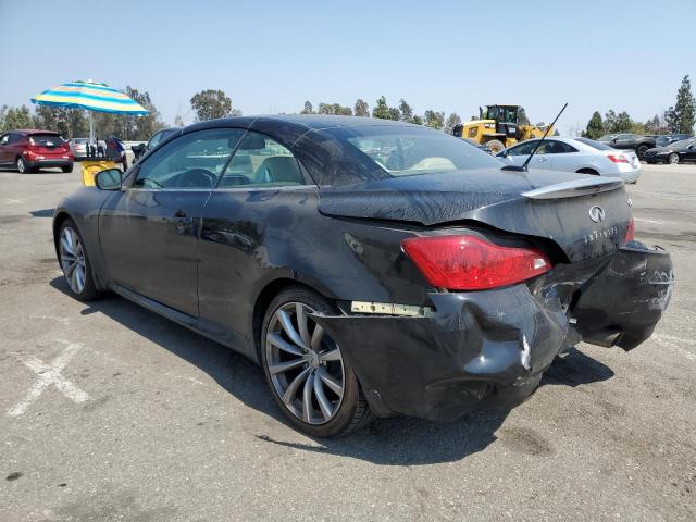 JNKCV66E69M722694 - 2009 INFINITI G37 BASE BLACK photo 2