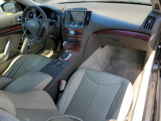 JNKCV66E69M722694 - 2009 INFINITI G37 BASE BLACK photo 8