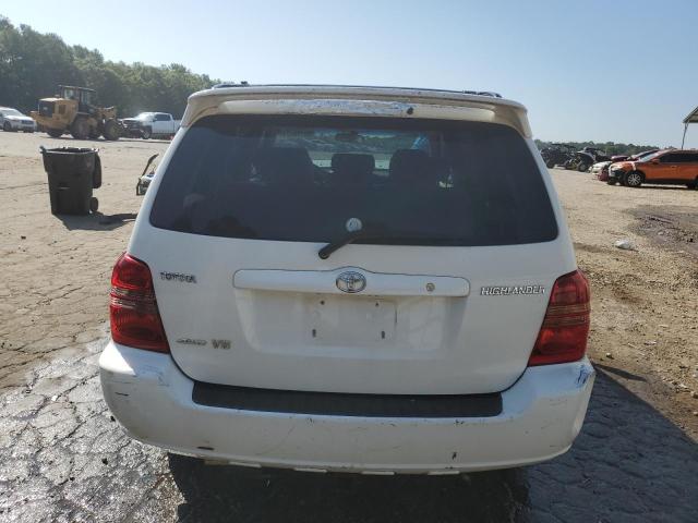 JTEHF21A510012260 - 2001 TOYOTA HIGHLANDER WHITE photo 6