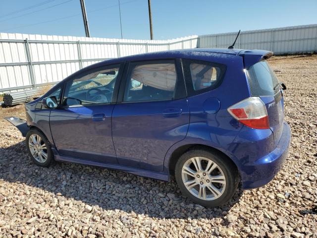 JHMGE88699S044795 - 2009 HONDA FIT SPORT BLUE photo 2