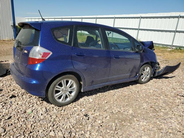 JHMGE88699S044795 - 2009 HONDA FIT SPORT BLUE photo 3