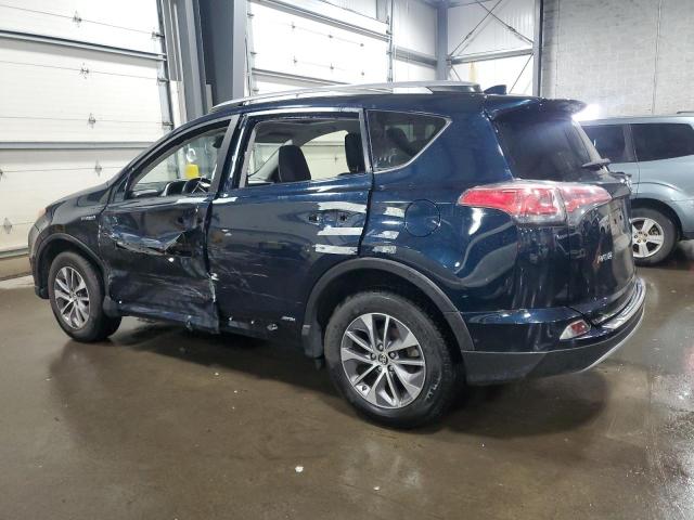 JTMRJREV6HD152947 - 2017 TOYOTA RAV4 HV LE BLUE photo 2