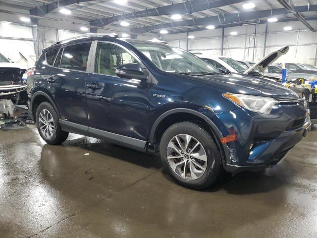 JTMRJREV6HD152947 - 2017 TOYOTA RAV4 HV LE BLUE photo 4