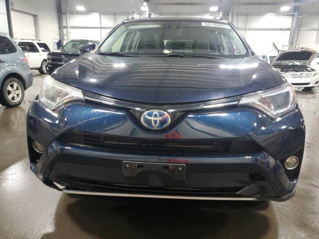 JTMRJREV6HD152947 - 2017 TOYOTA RAV4 HV LE BLUE photo 5