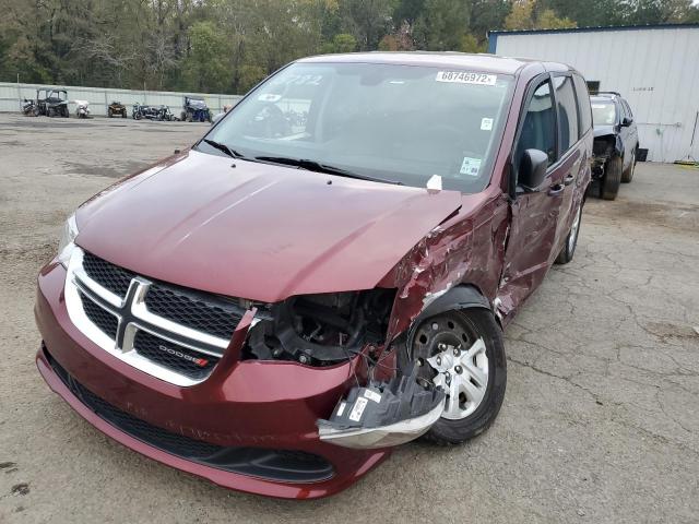 2C4RDGBG6KR527144 - 2019 DODGE GRAND CARA SE RED photo 1