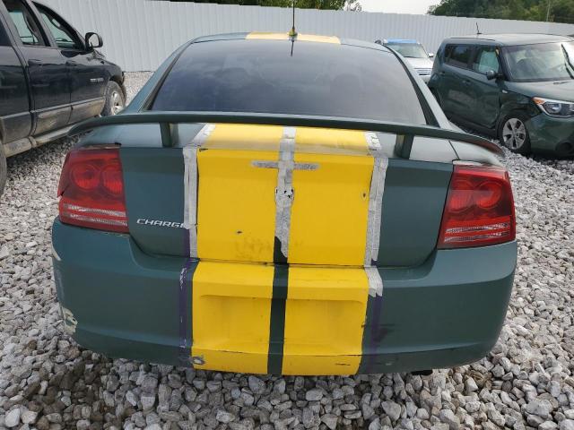 2B3KA43G78H235378 - 2008 DODGE CHARGER GREEN photo 6