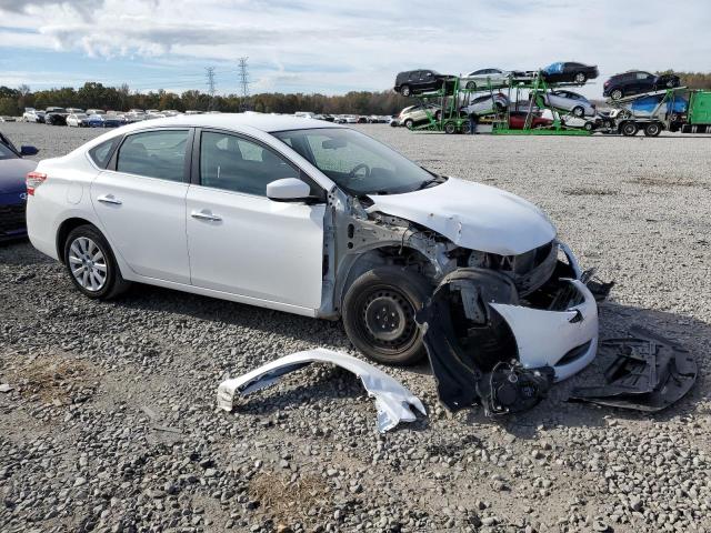 3N1AB7AP7FY341058 - 2015 NISSAN SENTRA S WHITE photo 4