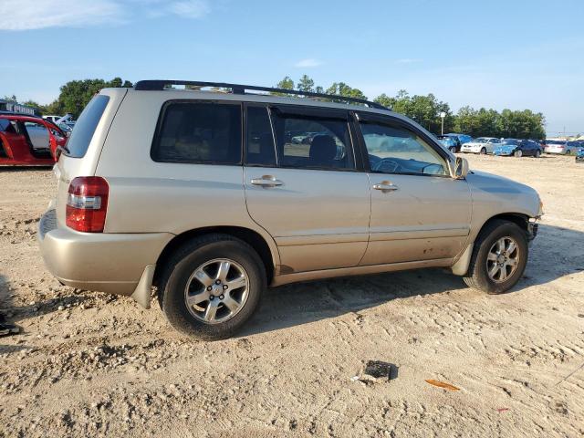 JTEGP21A940031133 - 2004 TOYOTA HIGHLANDER BASE TAN photo 3