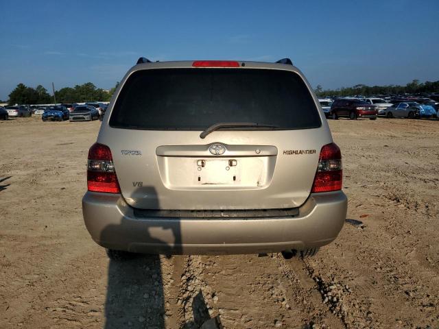 JTEGP21A940031133 - 2004 TOYOTA HIGHLANDER BASE TAN photo 6