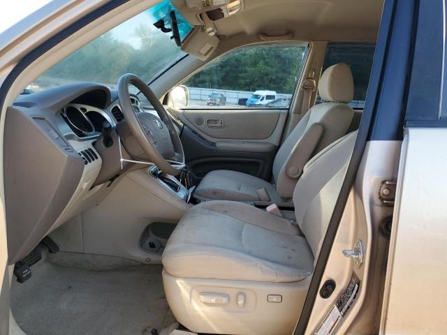 JTEGP21A940031133 - 2004 TOYOTA HIGHLANDER BASE TAN photo 7