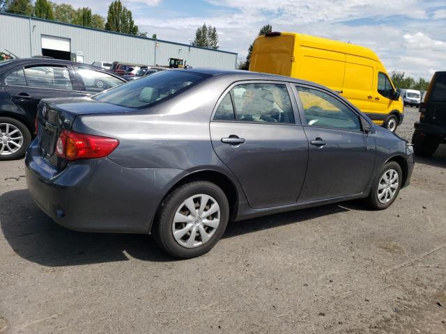 JTDBL40E19J039383 - 2009 TOYOTA COROLLA BASE ნაცრისფერი ფოტო 3