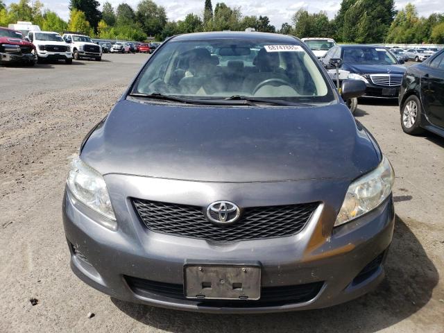 JTDBL40E19J039383 - 2009 TOYOTA COROLLA BASE ნაცრისფერი ფოტო 5