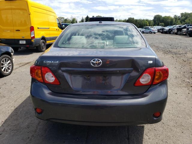 JTDBL40E19J039383 - 2009 TOYOTA COROLLA BASE ნაცრისფერი ფოტო 6