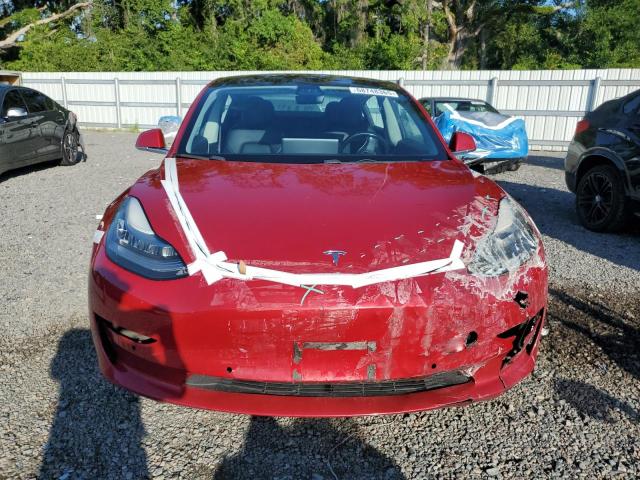 5YJ3E1EA1JF045747 - 2018 TESLA MODEL 3 Qırmızı foto 5