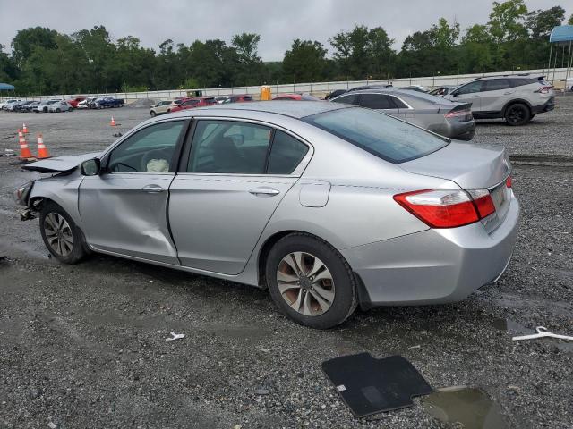1HGCR2F34DA050384 - 2013 HONDA ACCORD LX SILVER photo 2