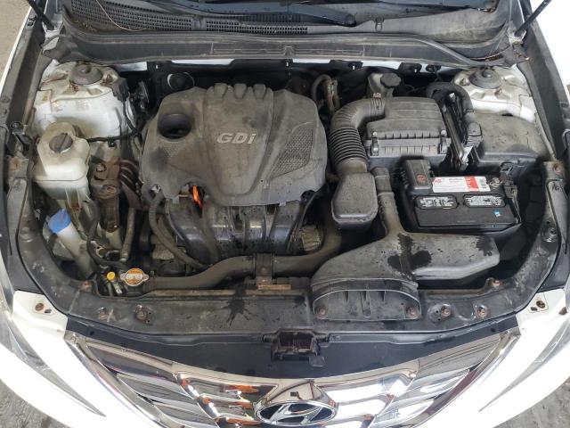 5NPEC4AC5DH516764 - 2013 HYUNDAI SONATA SE WHITE photo 11