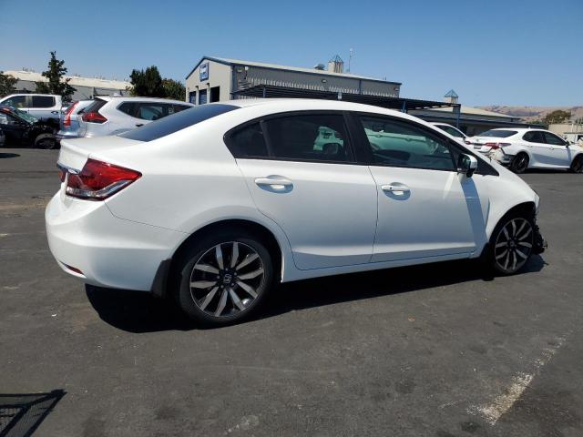 19XFB2F94FE232199 - 2015 HONDA CIVIC EXL WHITE photo 3