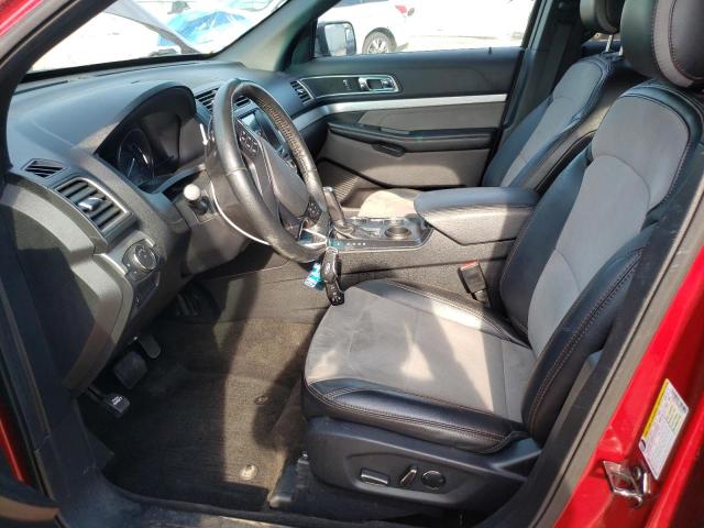 1FM5K7D85HGA21417 - 2017 FORD EXPLORER XLT Qırmızı foto 7