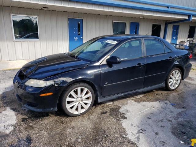 1YVHP80D955M14043 - 2005 MAZDA 6 S BLACK photo 1