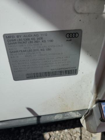WA1LFAFP2DA037258 - 2013 AUDI Q5 PREMIUM PLUS WHITE photo 14
