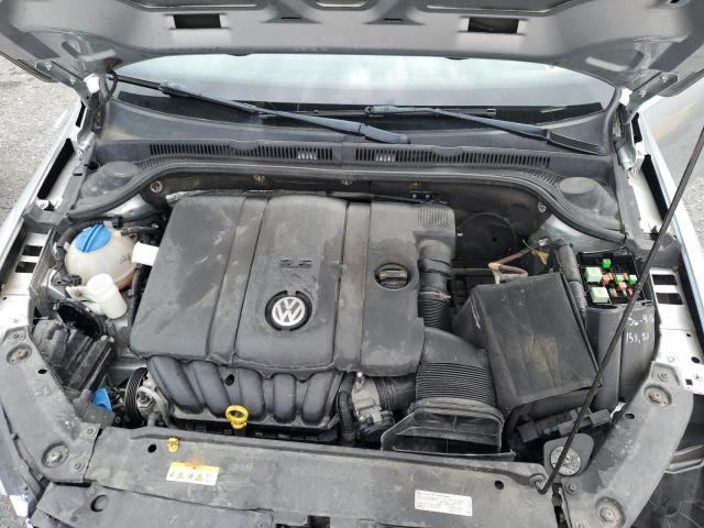 3VWDP7AJ2DM298483 - 2013 VOLKSWAGEN JETTA SE SILVER photo 11