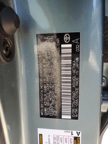 JTNBF3EK3A3003733 - 2010 TOYOTA CAMRY BASE Зелений фото 12