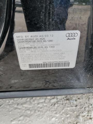 WA1WKAFP5CA093802 - 2012 AUDI Q5 PRESTIGE BLACK photo 13