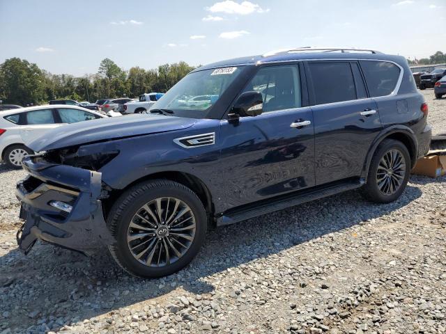 JN8AZ2AF2M9715991 - 2021 INFINITI QX80 LUXE BLUE photo 1