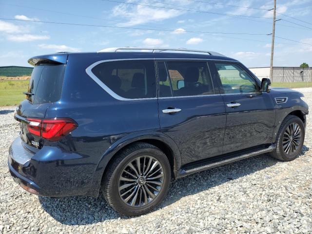 JN8AZ2AF2M9715991 - 2021 INFINITI QX80 LUXE BLUE photo 3