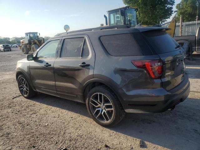 1FM5K8GT2KGA72211 - 2019 FORD EXPLORER SPORT Сірий фото 2