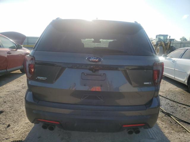 1FM5K8GT2KGA72211 - 2019 FORD EXPLORER SPORT Сірий фото 6