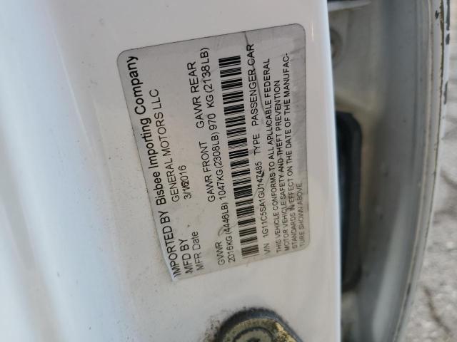 1G11C5SA1GU147485 - 2016 CHEVROLET MALIBU LIM LT 白色 照片 12