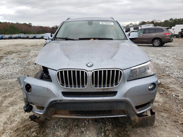 5UXWX9C57D0D00658 - 2013 BMW X3 XDRIVE28I BLUE photo 5