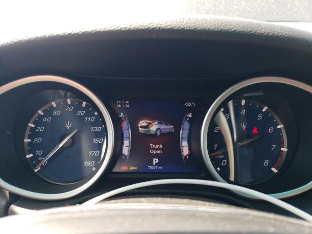 ZAM57RTA5F1144152 - 2015 MASERATI GHIBLI S BLACK photo 9