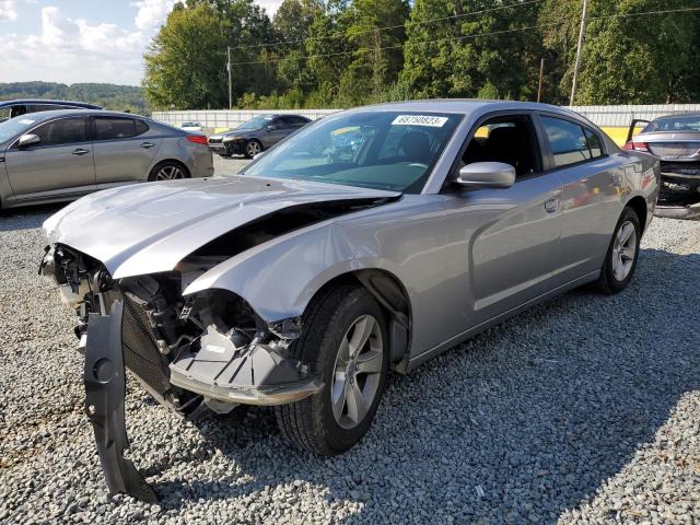 2C3CDXBG8EH265308 - 2014 DODGE CHARGER SE SILVER photo 1