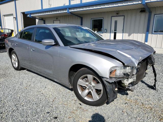 2C3CDXBG8EH265308 - 2014 DODGE CHARGER SE SILVER photo 4