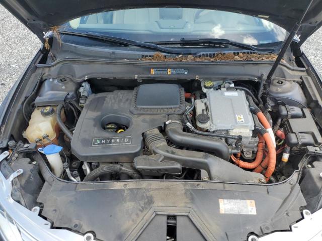 3LN6L2LU2ER803455 - 2014 LINCOLN MKZ HYBRID GRAY photo 11