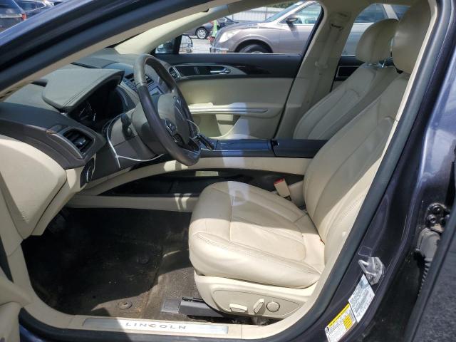 3LN6L2LU2ER803455 - 2014 LINCOLN MKZ HYBRID GRAY photo 7