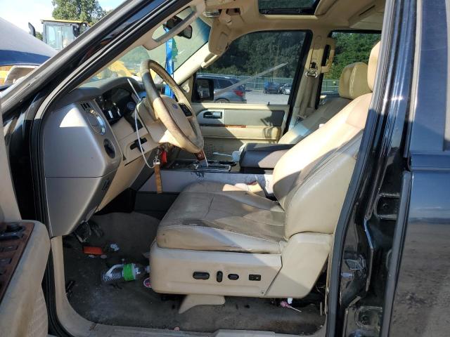 1FMFU17538LA82303 - 2008 FORD EXPEDITION EDDIE BAUER Черный фото 7