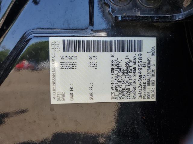 1N4AL2AP6AN495589 - 2010 NISSAN ALTIMA BASE Noir photo 24