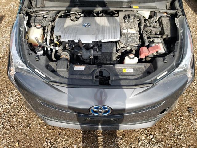 JTDKARFU5G3015526 - 2016 TOYOTA PRIUS GRAY photo 11